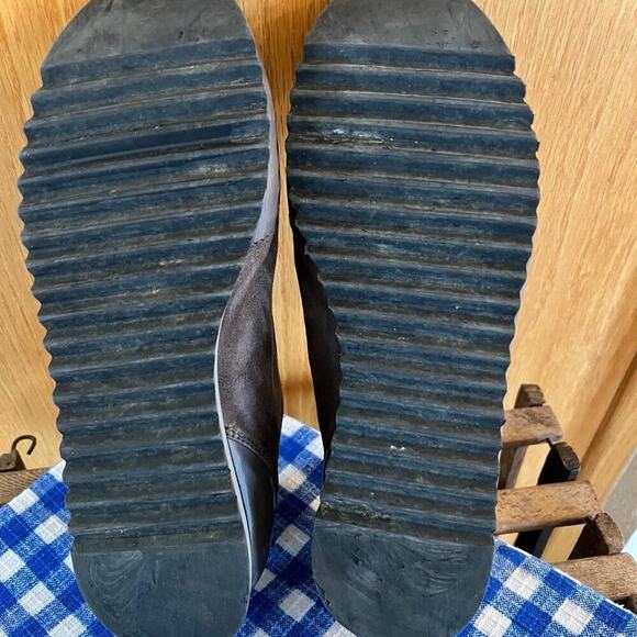 RAPHAEL brown soft leather and suede, women's size 8-8.5 - Picture 6 of 8